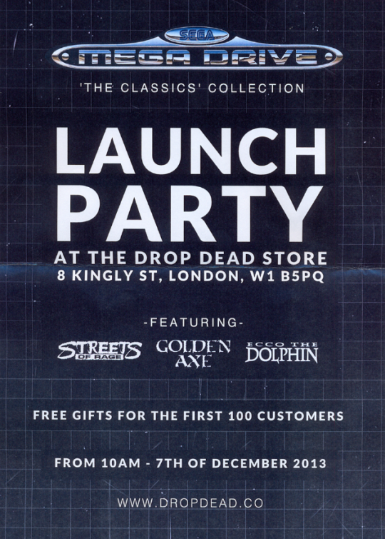 Drop Dead X SEGA Mega Drive Launch Party